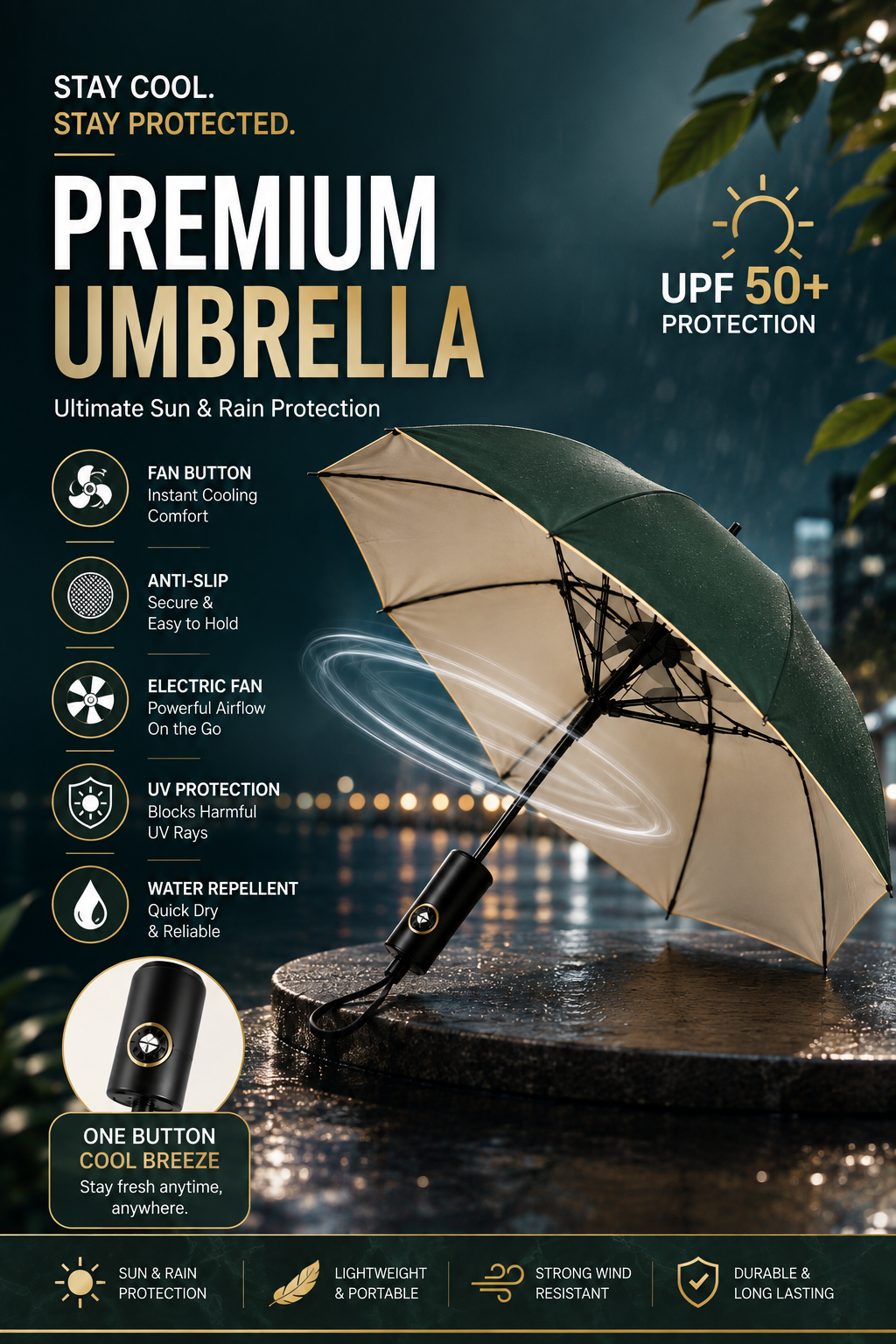 Fan Umbrella