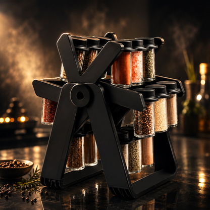 18 Jar Rotating Spice Rack